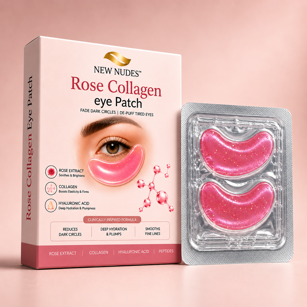 New Nudes Rose Collagen Eye Patch