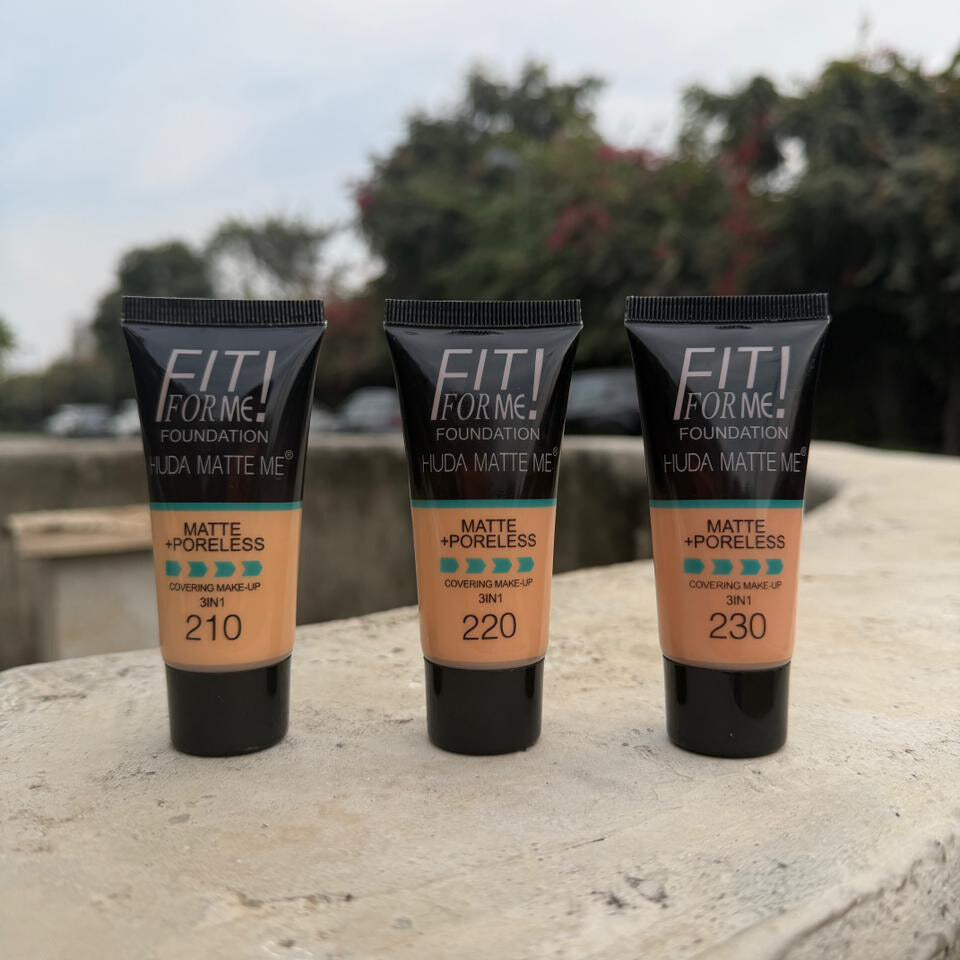 FIT! FOR ME – Huda Matte Me Foundation (3-in-1)