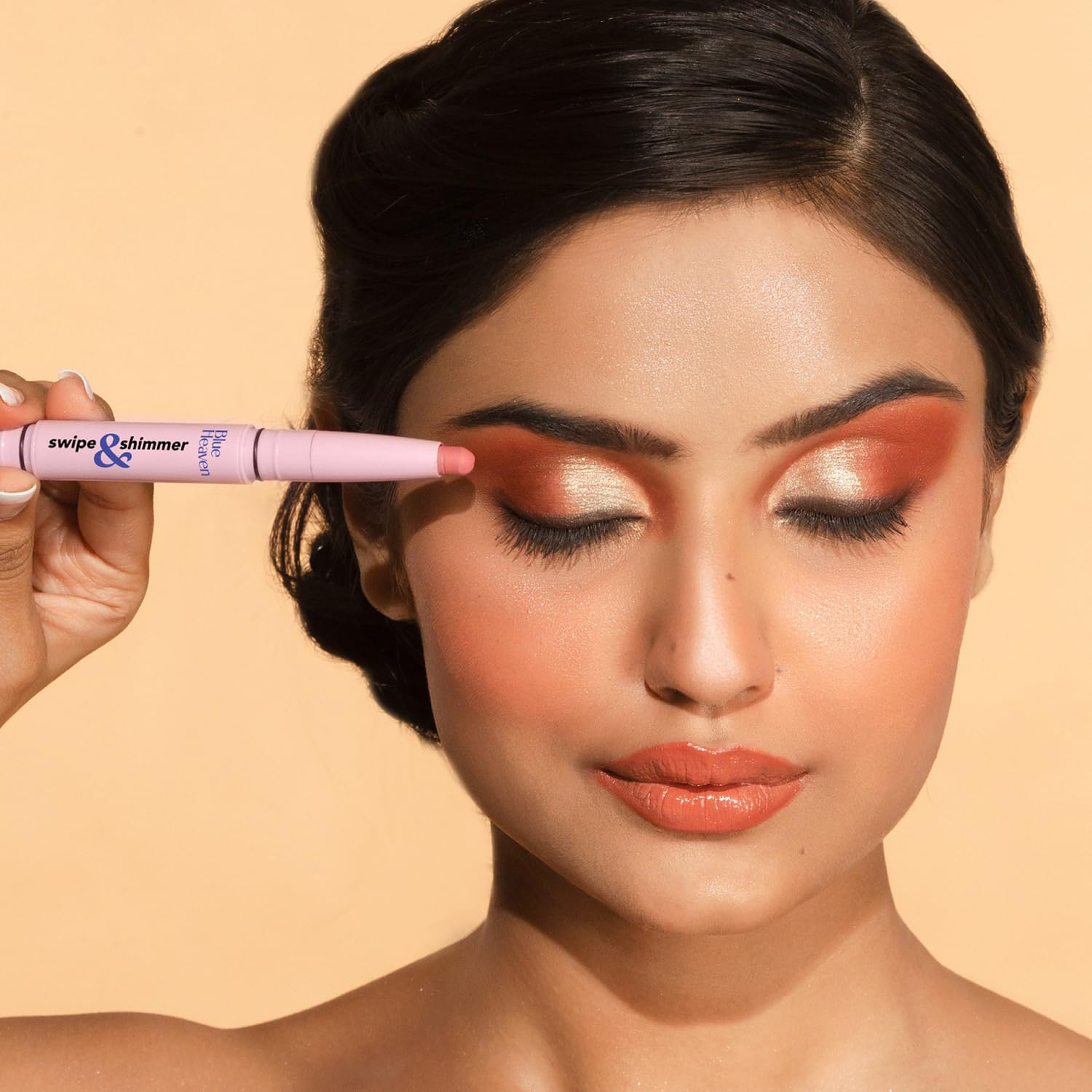 Swipe & Shimmer Blue Heaven