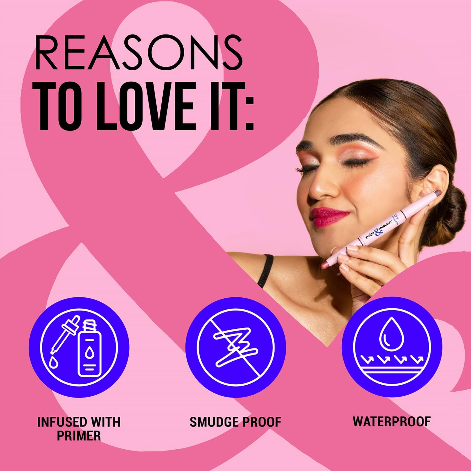 Swipe & Shimmer Blue Heaven