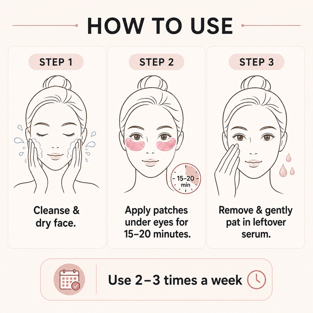 New Nudes Rose Collagen Eye Patch