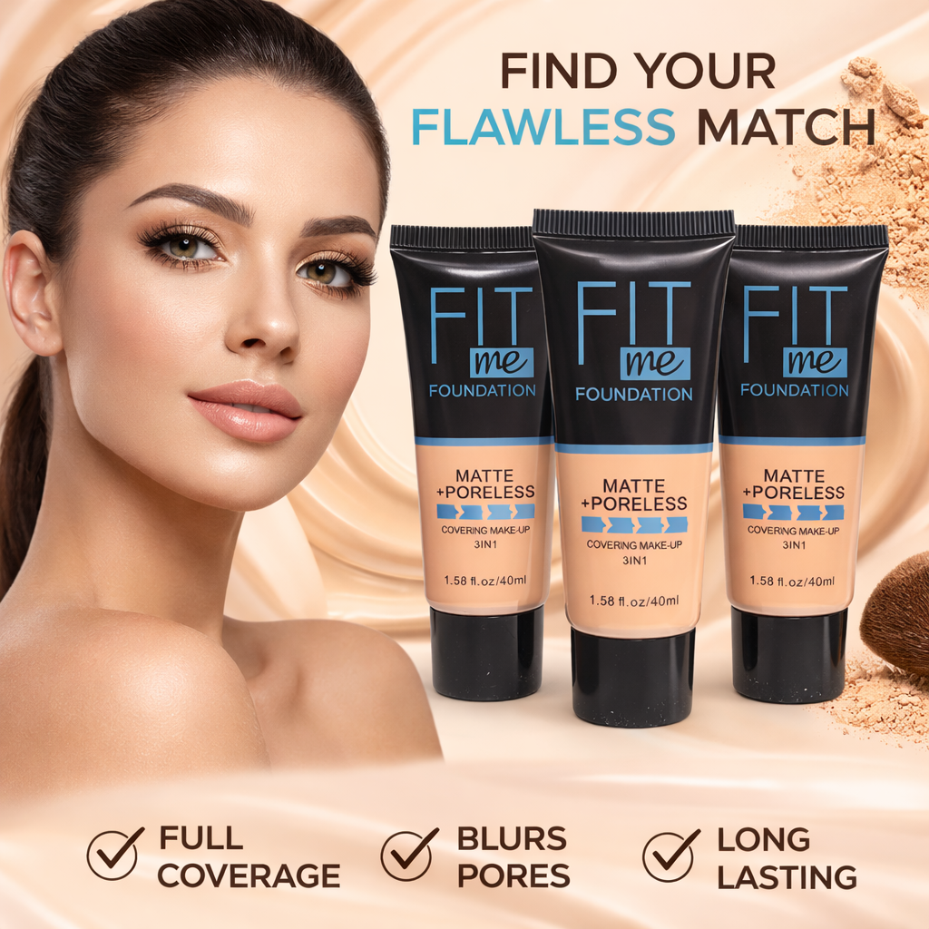 Matte Foundation (3-in-1)