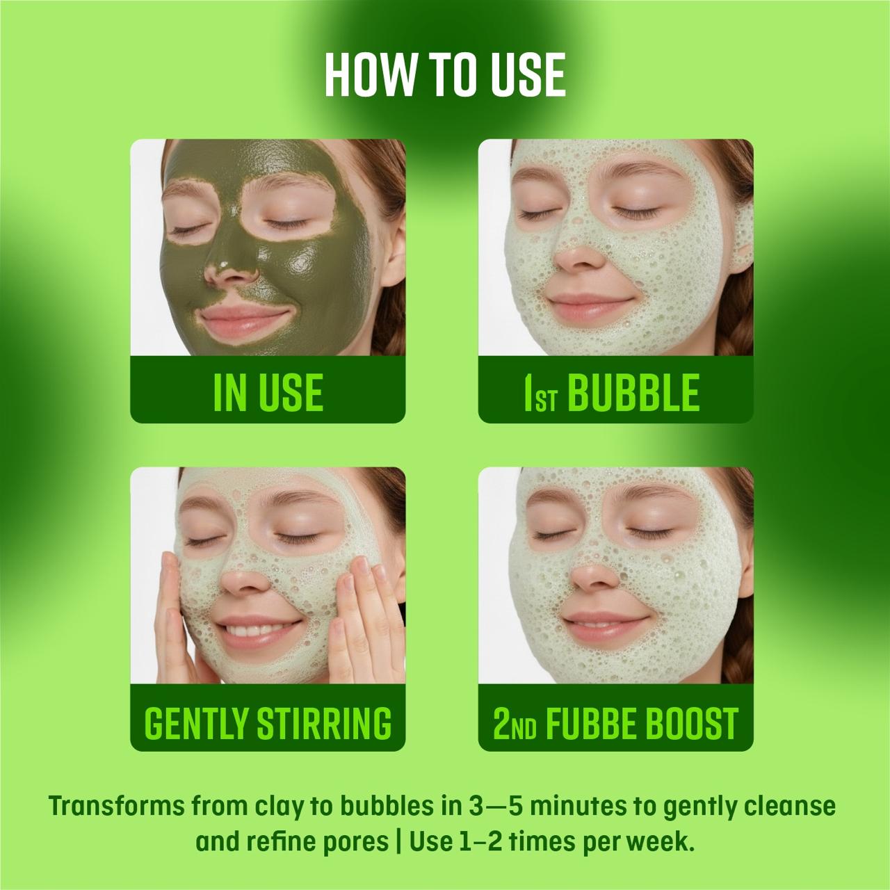 COANC CICA Bubble Clay Mask – Now at NewNudes