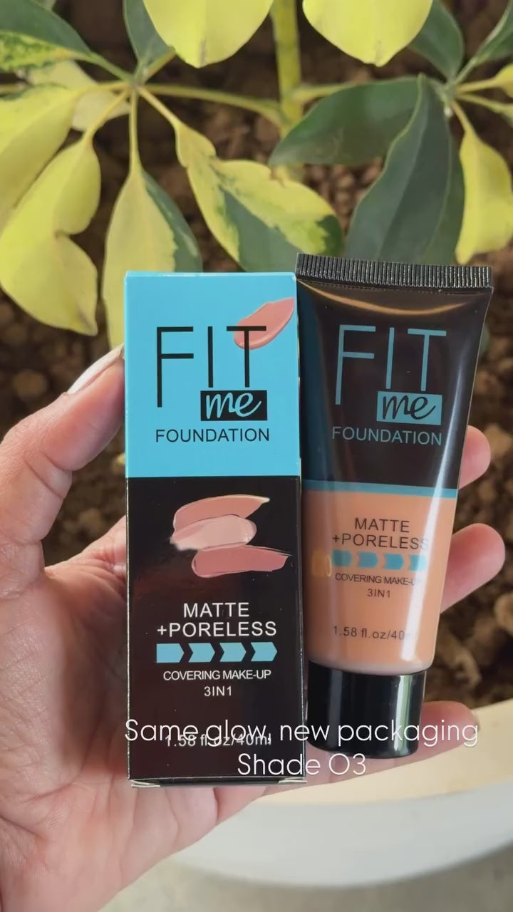 Matte Foundation (3-in-1)
