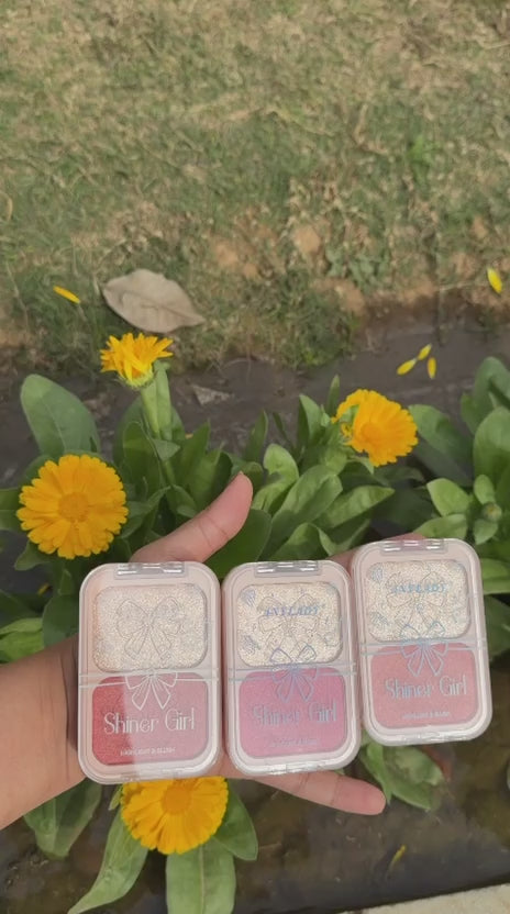 Blusher & Highlighter Duo - Any lady shiner girl