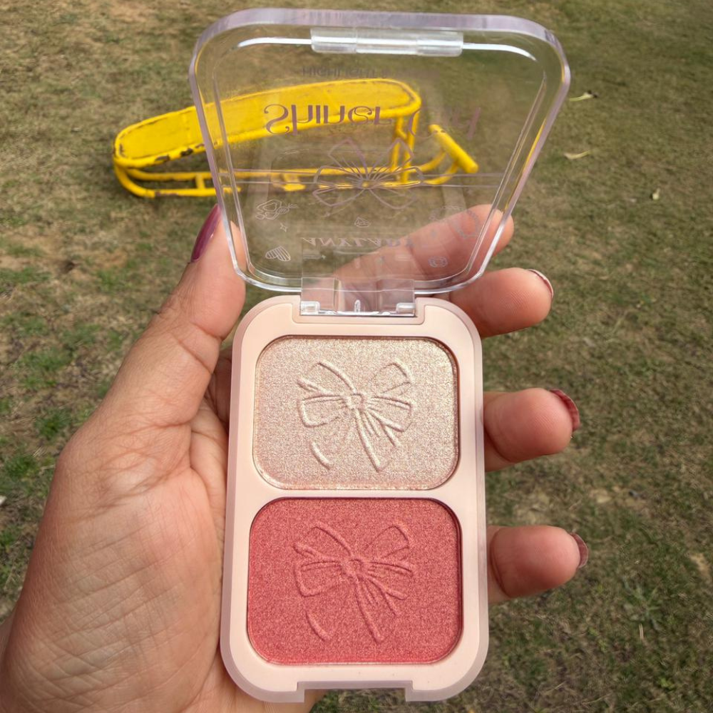 Blusher & Highlighter Duo - Any lady shiner girl